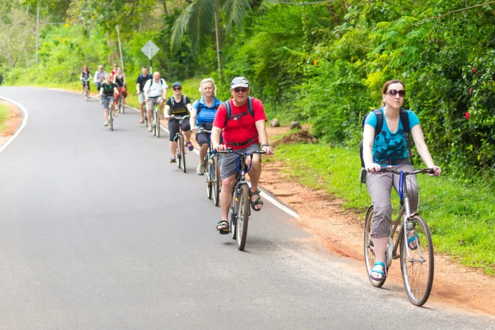 Cycling Through UNESCO Anuradhapura at Sunrise