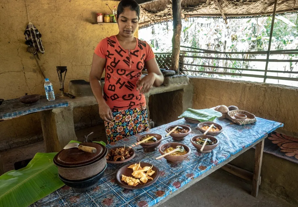 Heirloom recipes with a village matriarch cooking